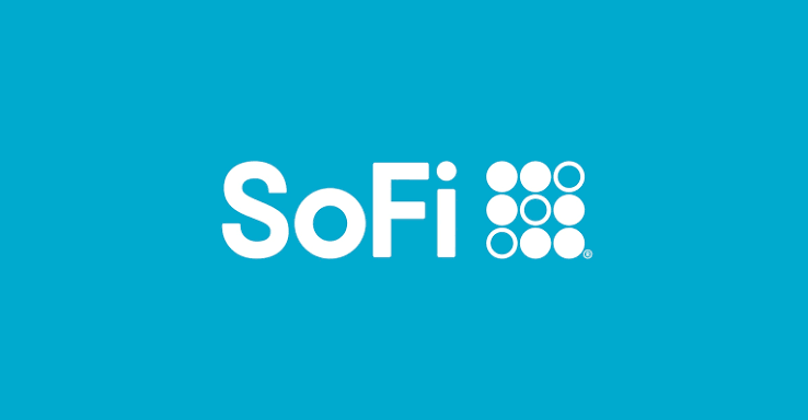 SoFi logo - Digital banking, investing, and personal finance provider featured on RegisterBonus.com